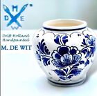 New ListingVintage Delft Blue Hand Painted Vase Made In Holland - 3