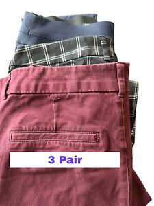 LOT  3 Pants Size 10  Violets & Roses (Stitch Fix) , Old Navy Pixie  (2)