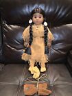 American Girl Doll Vintage Kaya w/ Extra Deerskin Pouch and Moccasins