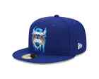 BUFFALO BISONS MiLB NEW ERA 59FIFTY MARVEL ROYAL BLUE FITTED HAT/CAP NWT