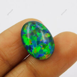 9.30 Ct Natural Doublet Fire OPAL CERTIFIED Brilliant Oval Cut Loose Gemstone