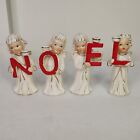 Vintage 1950s RELCO NOEL Christmas Angels Figurine Candle Holder Porcelain JAPAN