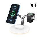 Compatible with Apple, 3 In 1 Magnetic Wireless Charger 15W Fast Charging Statio