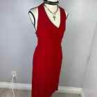 Gothic red halter dress