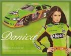 2010 DANICA PATRICK NASCAR PHOTO CARD POSTCARD dale jr GoDaddy.com indy car 500