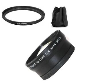 Telephoto Lens for Canon Vixia HF R800 R700 R600 R82 R80 R72 R70 R62 R60