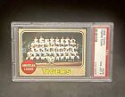 1968 Topps Detroit Tigers Team #528 Card Graded Psa 8 NM-MT