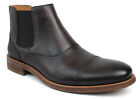 Brown Men's Exclusive Genuine Leather Cap Toe Zipper Boots Chukka Henry AZARMAN