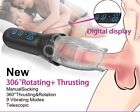 Male Masturbaters Automatic HandsFree Rotating Cup Thrusting Stroker Men Sex Toy