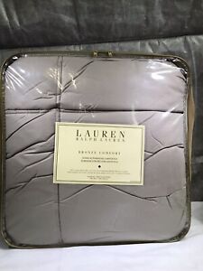 Ralph Lauren Bronze Comfort Down Alternative Comforter Cotton Full/Queen Tan