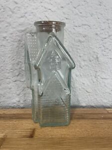 New ListingVintage Glass Jar Victorian Haunted House Castle Decanter Art Glass Bottle Decor