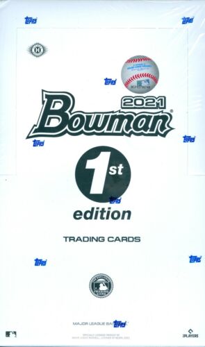 2021 Bowman First 1st Edition Baseball Factory Sealed Hobby Box
