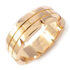 Cartier Ring Tank Francaise 750(18K) Rose(Pink) Gold #52 US6