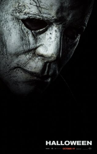 Halloween 2018 NEW movie DECAL poster, michael myers, Horror, exclusive.    638