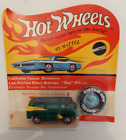 1969 Hot Wheels Redline Volkswagen Beach Bomb Green White Interior Mint On Card