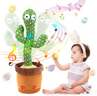 Dancing Cactus Baby Toys for Girls Boys, Talking Cactus Baby Toy 0-6 Months Wrig