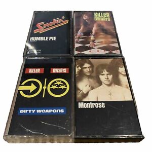 New ListingVintage 80’s Rock N Roll Cassette Tapes Lot Hair Band Metal 4 Total Cassettes