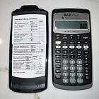 Texas Instruments BA II 2 Plus Business Analyst Calculator with Cover Used Works
