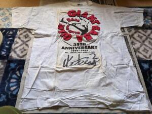 Giant Baba Autographed T-Shirt All Japan Pro Wrestling
