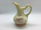 Vintage Hull Art Pottery Yellow Pink Wildflower Vase Pitcher (U.S.A. W-2)