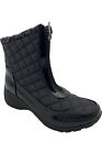 Khombu Waterproof Front-Zip Winter Boots Megan Black