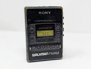 Sony Walkman WM-F2081 Cassette AM/FM, WORKS fully functional USED Vintage Retro