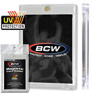 1 Box of 16 BCW Brand 100pt Magnetic One Touch Thicker Card Holders 100 pt.