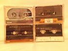 Lot Of 4 Metal Cassettes 2 TDK & 2 Maxell Being Sold As Blanks