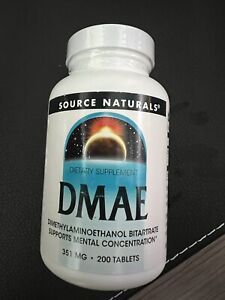 Source Naturals DMAE 351 mg 200 Tablet EXP 04/2027