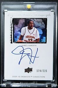 JAMES HARDEN 2009-10 EXQUISITE COLLECTION AUTO #174/225 MINT✅️STEAL THIS❗️👆🙂👆