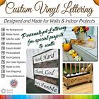 Custom Vinyl Decal Sticker Window Lettering Personalized Wall Name Text Stickers