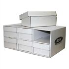 BCW Corrugated Cardboard Shoe Box Storage House with 6 Trading Card 2-Row Boxes