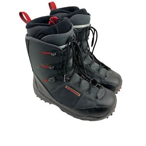 Salomon Symbio Men's Size 9.5 Medium Lace Up Snowboard Boots Black / Gray