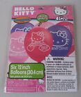 Hello Kitty Rainbow Latex Balloons Girls Birthday Party Decoration Supplies 6ct