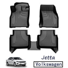 Car Floor Mats Liners Rubber Carpet All Weather For Volkswagen Jetta 2019-2024