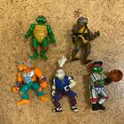 Lot of FIVE (5) Vintage 80s 90s Teenage Mutant Ninja Turtles Action Figures Lot