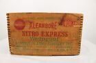 Remington Nitro Express Wetproof Shells Wooden Ammo Box Crate Kleanbore Dupont