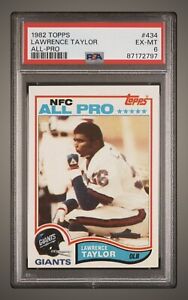 1982 Lawrence Taylor RC Topps #434 - PSA 6 - EX/MINT! - Ships FAST!