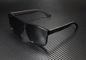 GUCCI GG0010S 001 Rectangular Square Black Grey 58 mm Men's Sunglasses