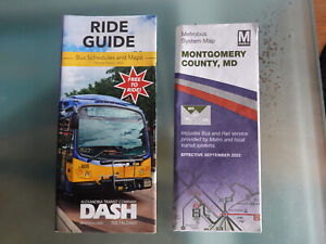 Bus maps - Alexandria (dashbus) + Montgomery (Metrobus) 2022-3