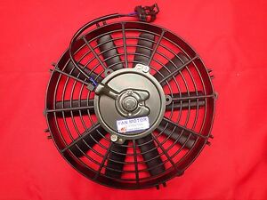 10 inch universal 12 volt radiator electric cooling fan slim line great for utv