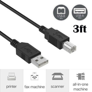 3Ft USB Cable Cord for Avid Digidesign Mbox Mini 3 Pro Tools 9 10 Box 1 2 Audio