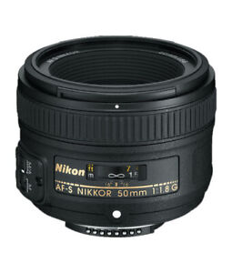 Nikon Nikkor 50mm f/1.8G AF-S Lens