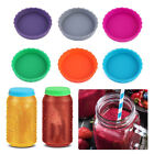 6 Pack Soda Can Lids Covers Silicone Cap Topper Saver Reusable Beer Coke Drink