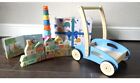 Wooden Baby Walker - 1 Year Old Boy Girl Gifts - Includes Stacking Sorting Cu...