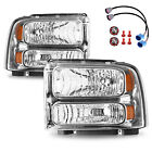 For 1999-2004 Ford F250 F350 Ford Super Duty Excursion Conversion Headlights (For: 2002 Ford F-350 Super Duty Lariat 7.3L)