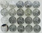 2004 - 2020 Mixed Date Lot Of 20 Coins $1 Silver Eagle 1 Oz. #C738