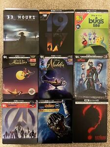 4K UHD Movie Lot BUYER CHOOSES ANY TITLE(S) w/ STEELBOOK CASE! SEE DETAILS!