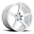 OHM Amp Forged Rim 22X9 5X120 Offset 25 Silver Machined (Quantity of 4)