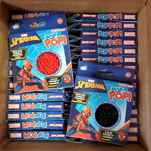 Squish 'Ums Spider-Man Pop Pop! Bubbles - Wholesale Lot of 60 Sealed Boxes